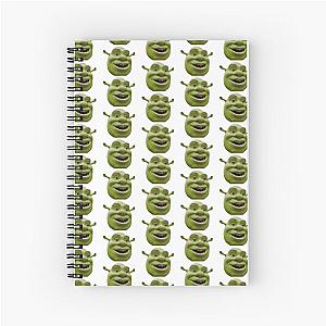 Beautiful Shrek Face Spiral Notebook