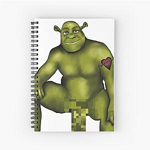 Thicc Boy Shrek Spiral Notebook