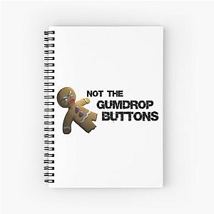 Not the Gumdrop Buttons - Shrek Gingy (Remake!) Spiral Notebook