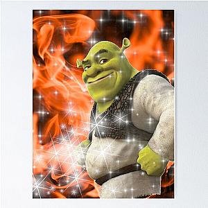 Fiery Shrek Fancam Poster