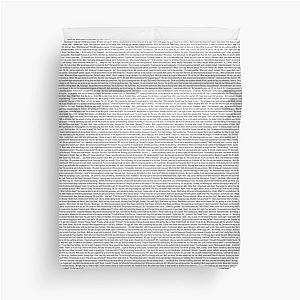 Entire Shrek Script Duvet Cover