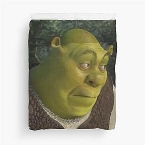 Shrek Meme Drip  Duvet Cover