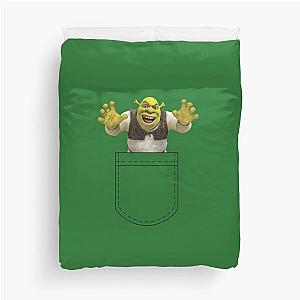 Raised Hands Pocket Shrek Duvet Cover