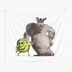 Shrek and Donkey X Monsters Inc. Tapestry