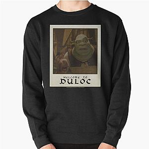 Shrek And Donkey Welcome To Duloc Polaroid Portrait Pullover Sweatshirt