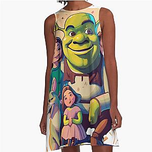 Shrek Family A-Line Dress