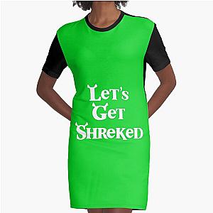 Let's Get Shreked Graphic T-Shirt Dress