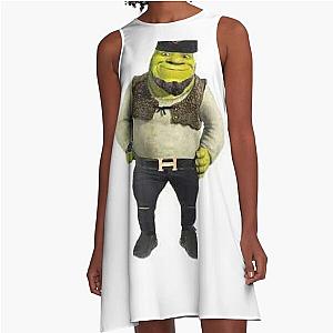 Shrek  A-Line Dress
