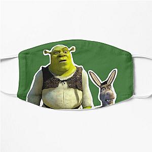 Shrek and Donkey Sticker  Flat Mask