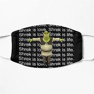 Shrek is love, Shrek is life. Flat Mask
