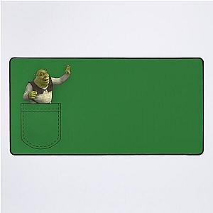 Waving Pocket Shrek Desk Mat