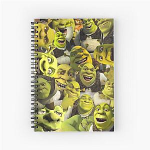 Shrek Collage  Spiral Notebook