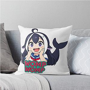 Shy Lily Mario Party Style Sticker Throw Pillow
