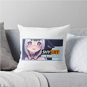 Shy Lily Throw Pillow