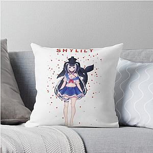 Shy Lily Throw Pillow