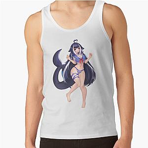Lewd Shyly Wearing Swimsuit Tank Top