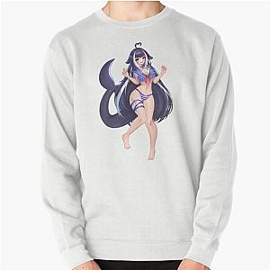 Lewd Shyly Wearing Swimsuit Sweatshirt