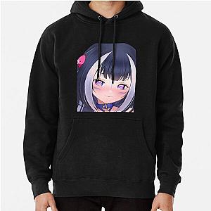 Shy heart eyes emote Pullover Hoodie