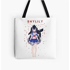 Shyly All Over Print Tote Bag