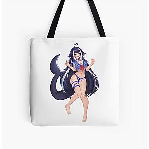 Lewd Shirtily Wearing Swimsuit Tote Bag