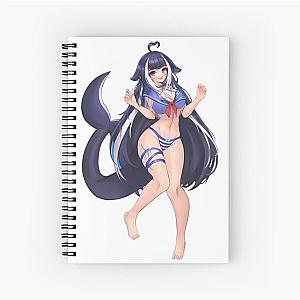 Lewd Shyly Wearing Swimsuit Spiral Notebook