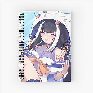 Smiling Shylily  Spiral Notebook