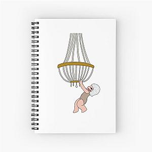 SIA Chandelier Swing Spiral Notebook