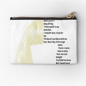 Sia Bird Set Free Zipper Pouch