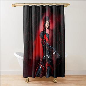 Signalis Cute Character Shower Curtain