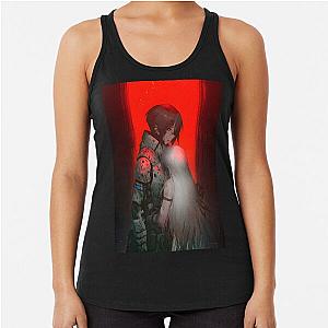 Signalis Hugging and Caring Racerback Tank Top