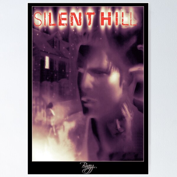 Silent Hill 1 - Ps1 Original Art Box Cover (NA Version) Poster | Silent ...