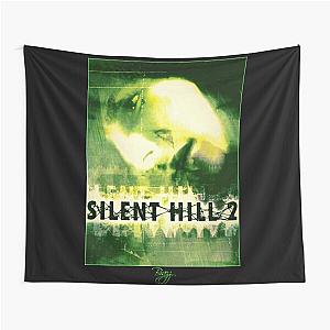 Silent Hill 2 - Ps2 Original Box Art (Green Cover) (Neon) Tapestry