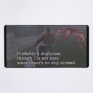 Silent Hill 1 Harry Mason Probably A Doghouse Meme Desk Mat