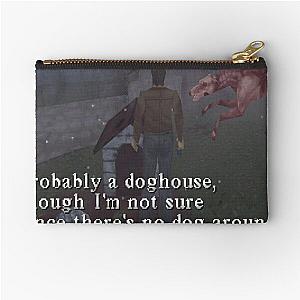 Silent Hill 1 Harry Mason Probably A Doghouse Meme Zipper Pouch