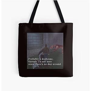 Silent Hill 1 Harry Mason Probably A Doghouse Meme All Over Print Tote Bag