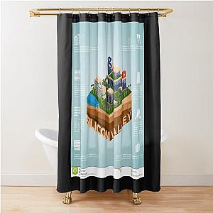 Silicon Valley Shower Curtain
