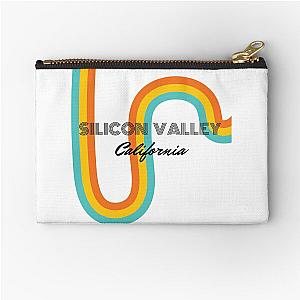 Silicon Valley California Rainbow Zipper Pouch