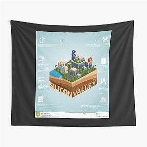 Silicon Valley Souvenir Tapestry