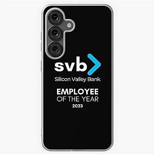 Employee of the Year SVB Silicon Valley Bank 2023 Bankruptcy Bank Run Meme Samsung Galaxy Soft Case