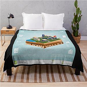 Silicon Valley Souvenir Throw Blanket