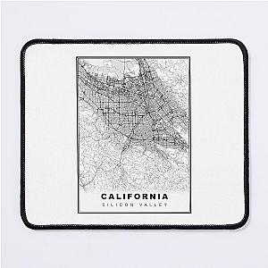 Silicon Valley Map Mouse Pad