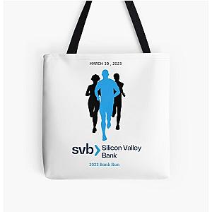 Svb Silicon Valley Bank All Over Print Tote Bag