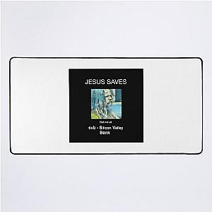 Jesus Saves But Not at Silicon Valley Bank Desk Mat
