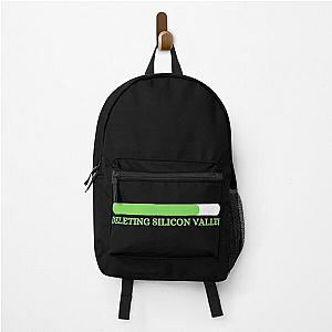 Funny Deleting Silicon Valley Typography and Illustration Backpack