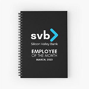 Employee of the Month - SVB - Silicon Valley Bank 2023 Bankruptcy Spiral Notebook