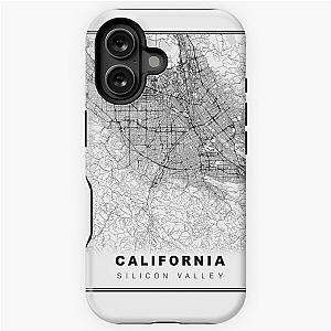 Silicon Valley Map iPhone Tough Case