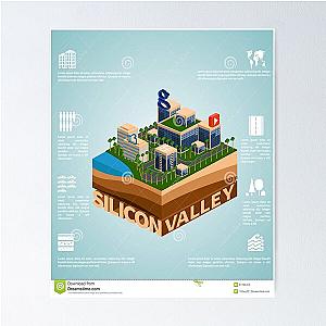 Silicon Valley Souvenir Poster