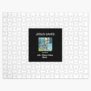 Jesus Saves But Not At Silicon Valley Bank Jigsaw Puzzle