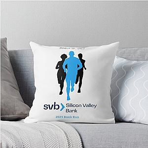 Silicon Valley Bank Throw Pillow