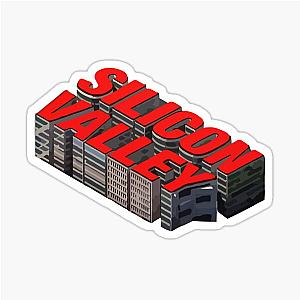 Silicon Valley Skyline Sticker
